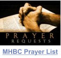 MHBC Prayer List