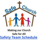 Safety Team Schedule